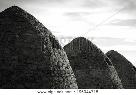 Charcoal Kilns near the ghost town of Piedmont Wyoming