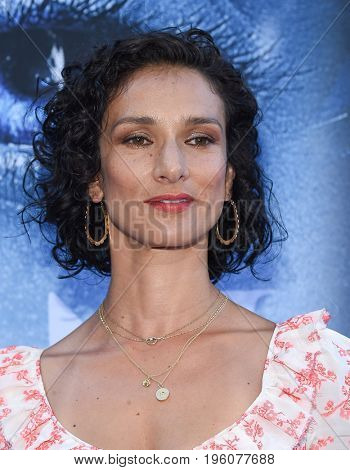 LOS ANGELES - JUL 12:  Indira Varma arrives for the Season 8 premiere of HBO's 'Game of Thrones' on July 12, 2017 in Los Angeles, CA