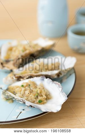 Garlic Grilled Oysters