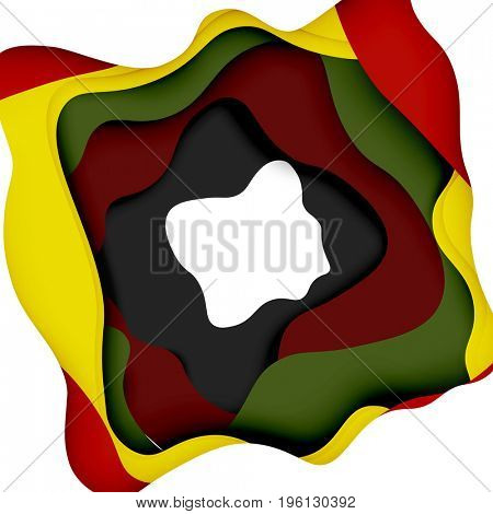 3d abstract background with cut shapes, business presentation, flyer template