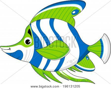 Striped Tropical Fish.eps