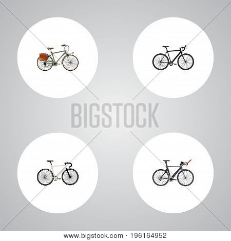 Realistic Road Velocity, Working, Cyclocross Drive And Other Vector Elements