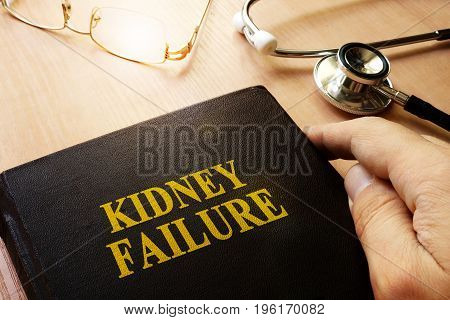 Kidney failure or end-stage renal disease (ESRD) concept.