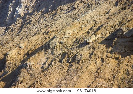 Mountain After A Mudflow