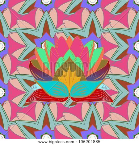Seamless Flower Pattern Can Be Used For Sketch Website Background Wrapping Paper Invitation Flyer Ba