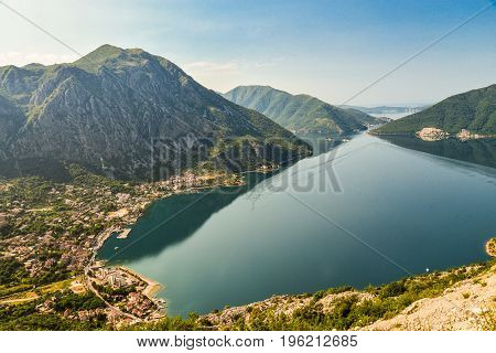 Beautiful Landscape With Risan Town
