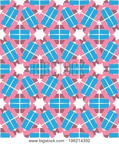 Vector pattern - colorful seamless geometrical background. Possibility of change of your color. You can apply it in the wide range of use.Vector illustration.