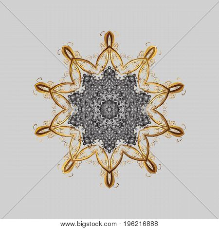 Snowflakes Snowfall In Colors On A Black Background. Design. Stock Vector Illustration Falling Snow.