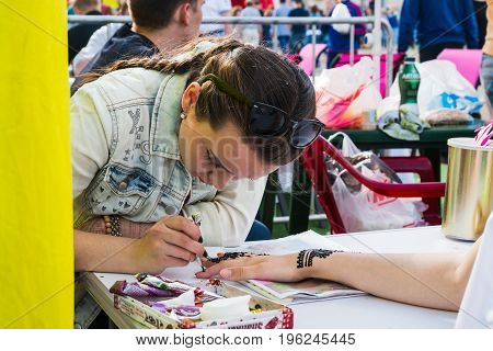 People During The Open Festival Called Delicious Vyatka Vkusna