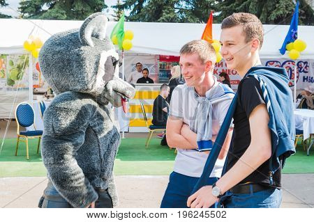 People During The Open Festival Called Delicious Vyatka Vkusna