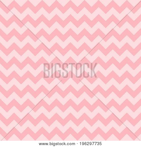 Seamless chevron pattern pink color. Vector illustration