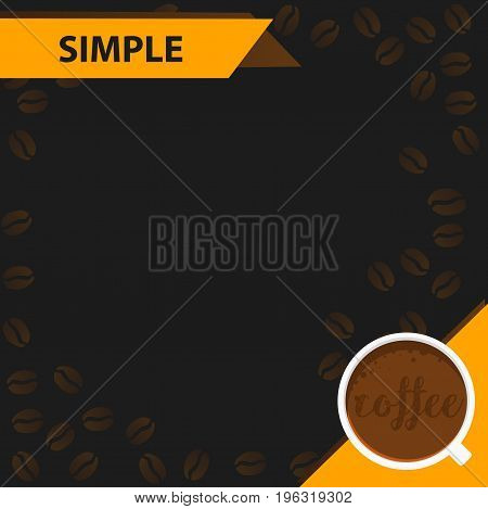 banners menu coffee background vector graphic illustration