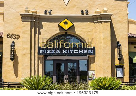 Las Vegas - Circa July 2017: California Pizza Kitchen Casual Restaurant. CPK serves innovative pizzas like BBQ and BLT I