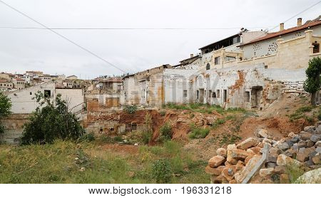 Old Houses In Avanos Town, Turkey