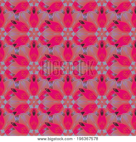 Vector Pattern. Brilliant Ornament Background For Designs. Abstract Luxury Ornate Bright Texture. Co