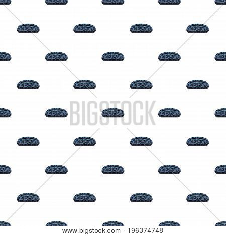 Bacteria or virus pattern seamless repeat in cartoon style vector illustration
