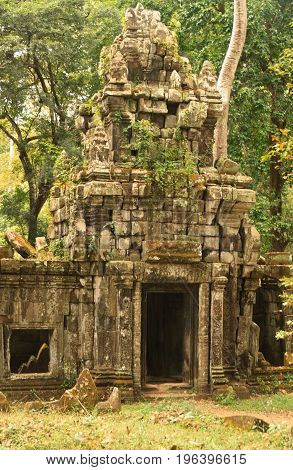 Baphuon temple in Siem Reap, Cambodia. The Baphuon is a temple at Angkor Thom. Built in the mid-11th century.
