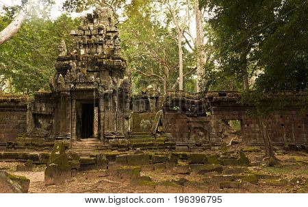 Baphuon temple in Siem Reap, Cambodia. The Baphuon is a temple at Angkor Thom. Built in the mid-11th century.