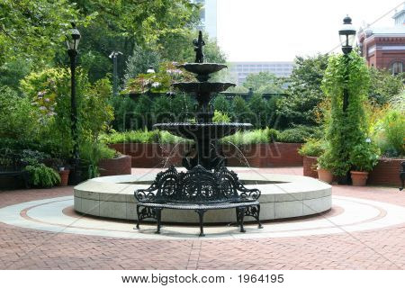 Fontana nel giardino