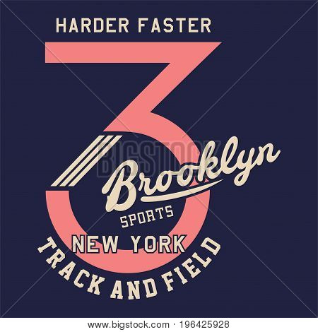 graphic design harder faster brooklyn for shirt and print