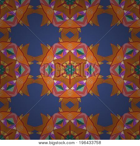 Hand painted vector mandala colored on colorful background indian peacock indian pattern colored mandala mandala peacock.