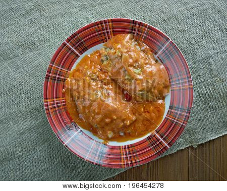Russian Style Stuffed Cabbage