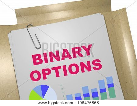 Binary Options Concept