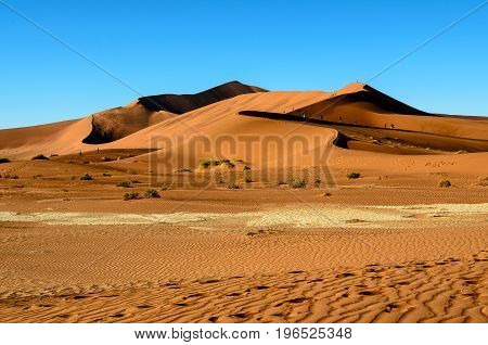 Stunning desert landscape of the Namib desert