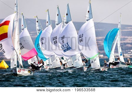 Athletes Yachts In Action During 