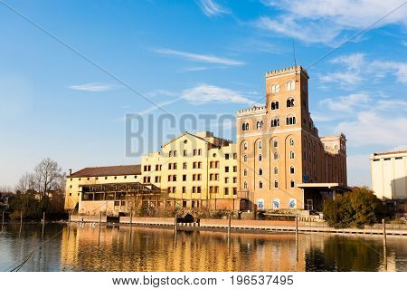 Old Abandoned Factory,industrial Archeology.italy