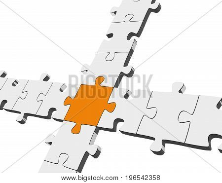 Three Dimensional Puzzle Connection