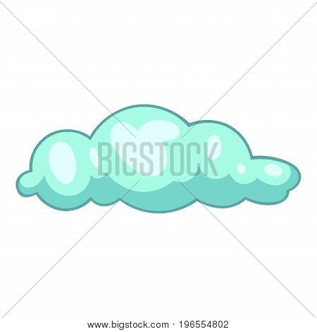 Sleet cloud icon. Cartoon illustration of sleet cloud vector icon for web design