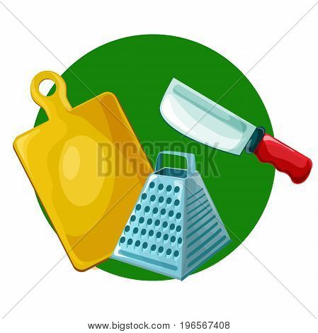 Set of kitchenware. vector illustrations in bright modern hand drawn style with organic texture isolated on white background. Elements for design.