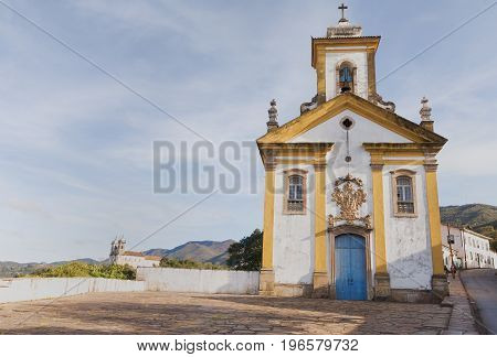 Church of Our Lady of Mercy and Mercy in Ouro Preto Minas Gerais was building in the Brazilian colonial period between 1771 and 1793.