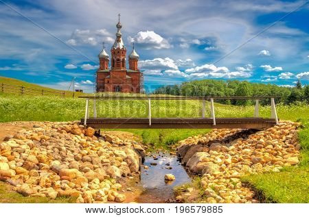 Volgoverkhovye Olginsky Convent Church  Transfiguration In Russia Tver Region
