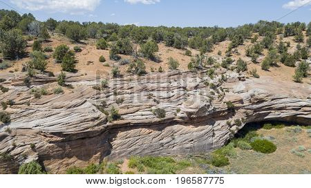 Scenic views of the Utah mountain range near Kanab, Utah