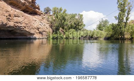 Scenic views of the Utah mountain range near Kanab, Utah