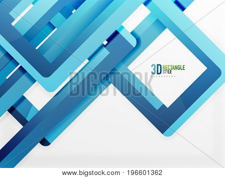 Rectangle tube elements, 3d background