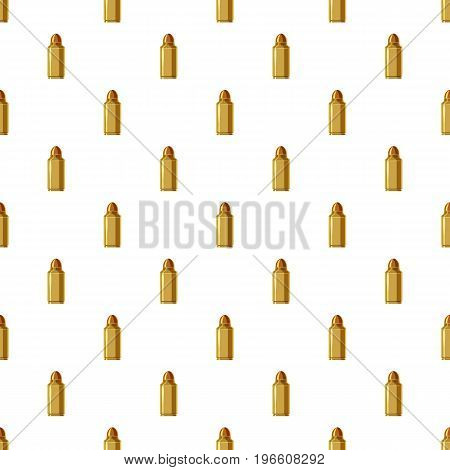 Bullet pattern seamless repeat in cartoon style vector illustration
