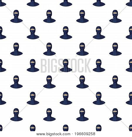 Killer pattern seamless repeat in cartoon style vector illustration