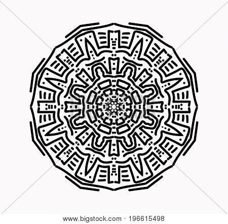 Ethnic decorative elements. Hand drawn background. Islam, Arabic, Indian ottoman motifs