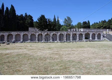 Asklepion. Ruins. the island of KOs. Greece