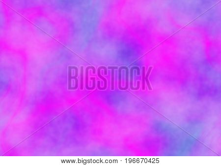 Marbled diffused smoky ciolet pink and blue clouds texture
