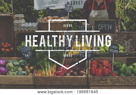 Healthy food organic fresh farmer products