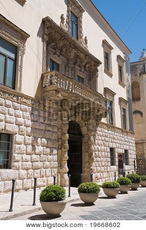 Palace Della Marra. Barletta. Apulien.