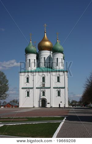 รัสเซีย Kolomna โบสถ์ Uspenskiy ในเครมลิน Kolomna