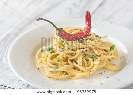 Spaghetti Aglio Olio E Peperoncino