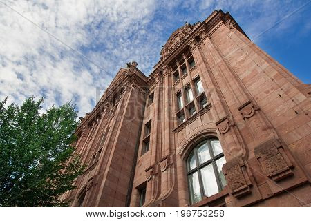 Der Stahlhof, ein historisches Gebäude in Düsseldorf