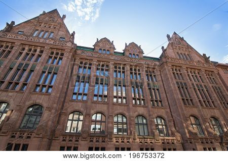 Der Stahlhof, ein historisches Gebäude in Düsseldorf