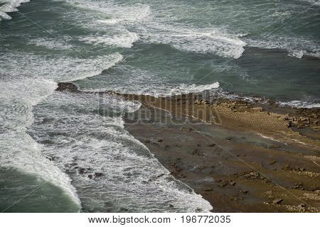 Portugal Algarve Luz Beach Atlantic Ocean